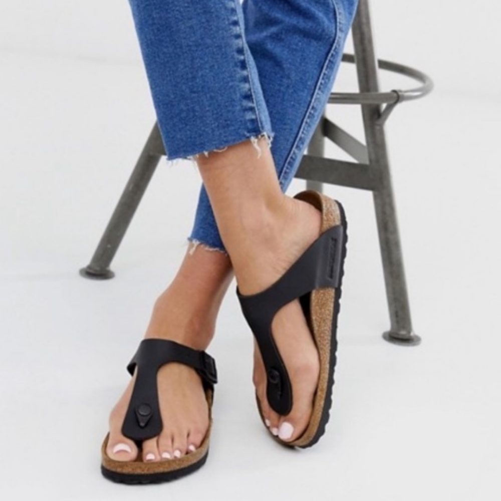 Birkenstock Gizeh Black Sandals